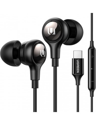 Ausinės Ugreen EP103 USB-C (30638) juodos