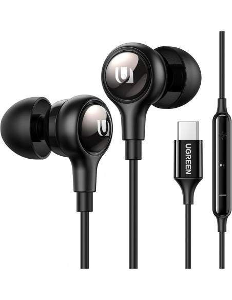 Ausinės Ugreen EP103 USB-C (30638) juodos