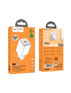Įkroviklis Hoco N40 USB-C PD20W baltas 2