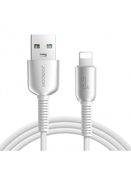 USB kabelis Joyroom S-A51 USB-A to Lightning 3A 1.2m pilkas
