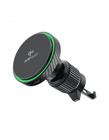 Automobilinis laikiklis-įkroviklis Acefast D33 MagSafe 15W juodas