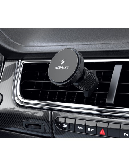 Automobilinis laikiklis-įkroviklis Acefast D33 MagSafe 15W juodas