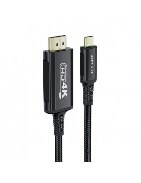 Kabelis Acefast C1-10 USB-C to HDMI 1.8m juodas