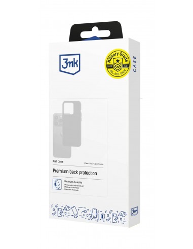 Dėklas 3mk Matt Case Xiaomi Redmi Note 14 5G juodas