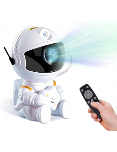 LED 3D galaktikų ir žvaigždžių projektorius Reach Mini Astronaut, baltas