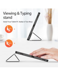 Dėklas Dux Ducis Domo Samsung X820 Tab S10 Plus rožinis 2