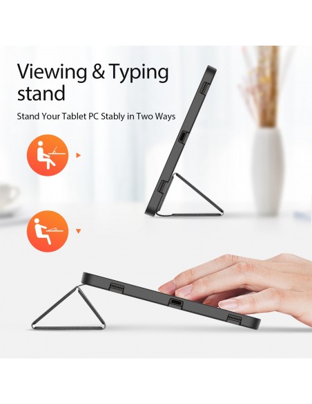 Dėklas Dux Ducis Domo Samsung X820 Tab S10 Plus/X610/X616 Tab S9 FE Plus juodas