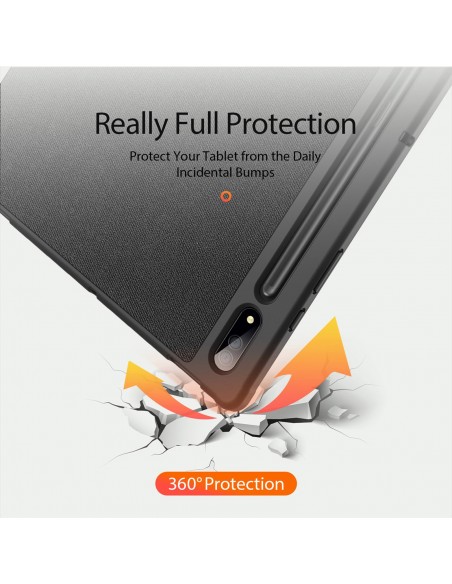 Dėklas Dux Ducis Domo Samsung X920 Tab S10 Ultra rožinis