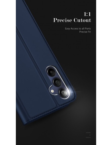 Dėklas Dux Ducis Skin Pro Samsung A165 A16 4G/A166 A16 5G tamsiai mėlynas