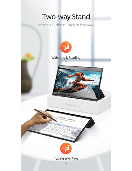 Dėklas Dux Ducis Toby Samsung X920 Tab S10 Ultra juodas