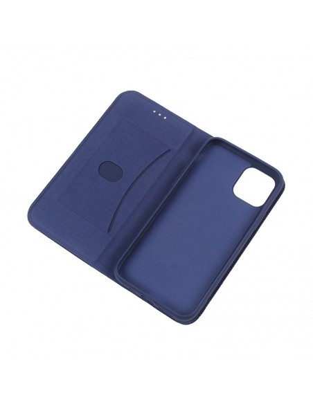 Dėklas Smart Senso Xiaomi Redmi 14C/Redmi A4/Poco C75 tamsiai mėlynas