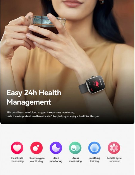 Išmanusis laikrodis Joyroom JR-FT5 Plus Fit-Life Series Smart Watch (Answer/Make Call) rožinio aukso