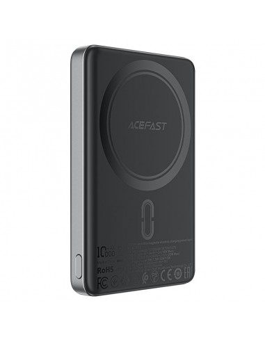 Išorinė baterija Power Bank Acefast M12-10000 PD20W Magnetic Wireless 10000mAh juoda