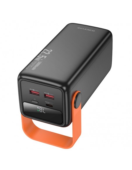 Išorinė baterija Power Bank Borofone BJ66A 22.5W+PD20W 50000mAh juoda