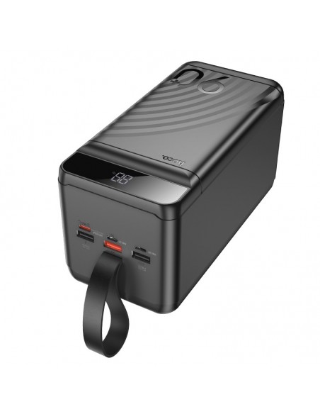 Išorinė baterija Power Bank Hoco J123D 22.5W+PD20W 90000mAh juoda