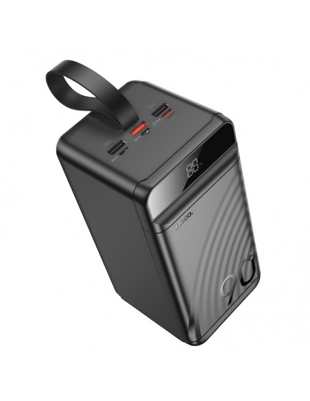 Išorinė baterija Power Bank Hoco J123D 22.5W+PD20W 90000mAh juoda