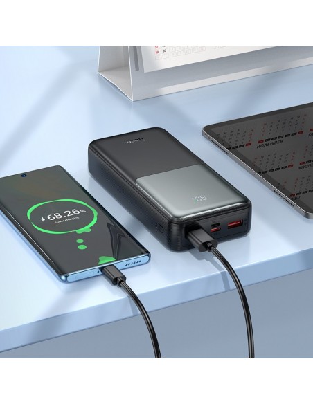Išorinė baterija Power Bank Hoco J136A 22.5W+PD20W 20000mAh juoda