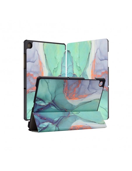 Dėklas Reach Smart Leather Samsung X210/X215/X216 Tab A9 Plus 11.0 marble