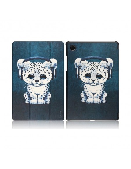 Dėklas Reach Smart Leather Samsung X210/X215/X216 Tab A9 Plus 11.0 sad cat