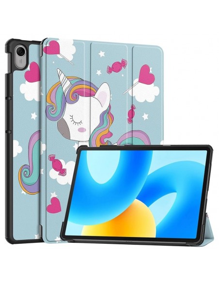 Dėklas Reach Smart Leather Samsung X210/X215/X216 Tab A9 Plus 11.0 unicorn