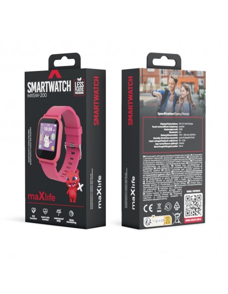 Išmanusis laikrodis vaikams Maxlife Smartwatch Kids MXSW-200 rožinis