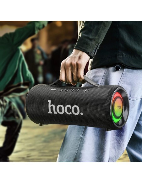 Bluetooth nešiojamas garsiakalbis Hoco HA10 40W juodas