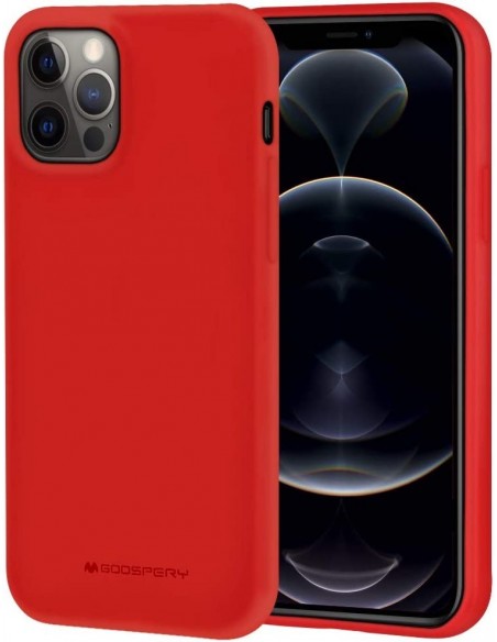 Dėklas Mercury Soft Jelly Case Samsung A165 A16 4G/A166 A16 5G raudonas