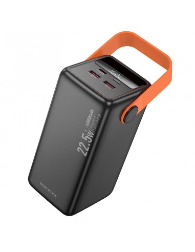 Išorinė baterija Power Bank Borofone BJ66B 22.5W+PD20W 60000mAh juoda