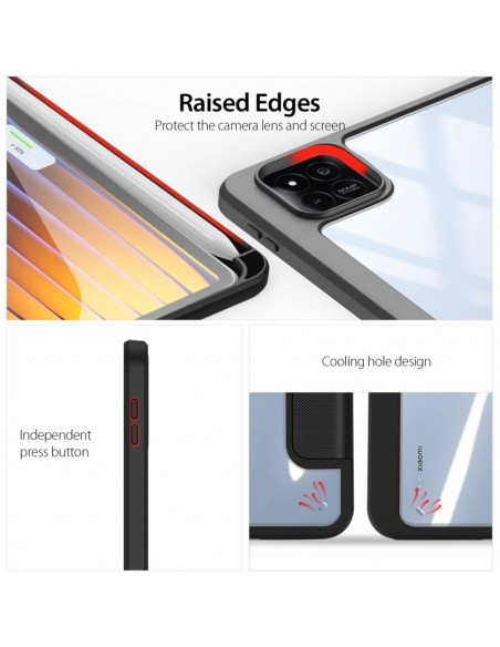 Dėklas Dux Ducis Toby Xiaomi Pad 7/Pad 7 Pro juodas
