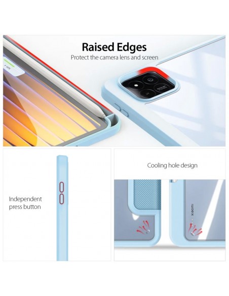 Dėklas Dux Ducis Toby Xiaomi Pad 7/Pad 7 Pro mėlynas