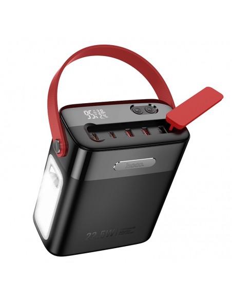 Išorinė baterija Power Bank Hoco J143 22.5W+PD20W 80000mAh juoda