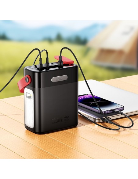 Išorinė baterija Power Bank Hoco J143 22.5W+PD20W 80000mAh juoda
