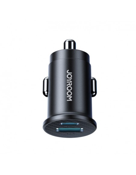 Automobilinis įkroviklis Joyroom JR-CCN16 USB-A/USB-C 15W juodas