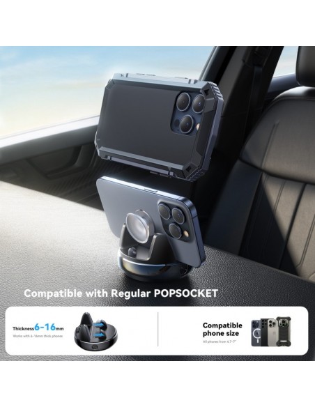 Automobilinis telefono laikiklis Joyroom JR-ZS330 juodas