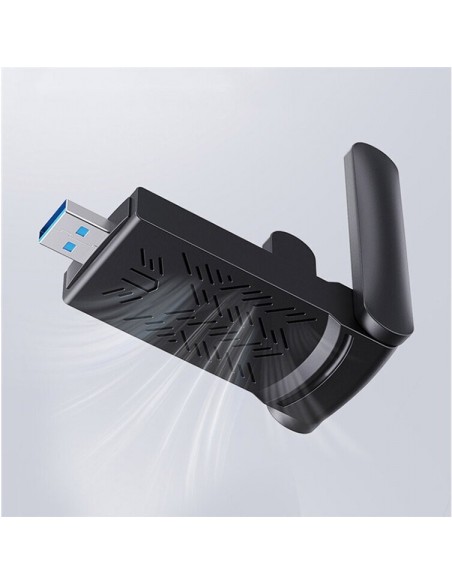 USB Wi-Fi adapteris Reach UWA-1 1300Mbps 802.11ac/a/b/g/n juodas