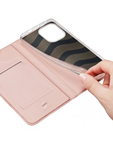Dėklas Dux Ducis Skin Pro Xiaomi Redmi Note 14 5G rožinio aukso