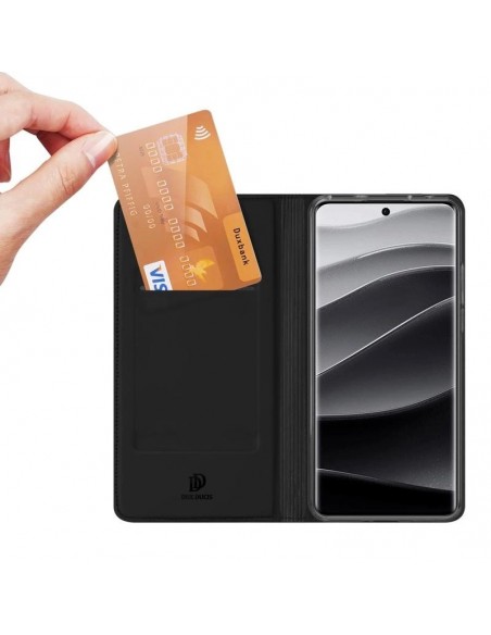 Dėklas Dux Ducis Skin Pro Xiaomi Redmi Note 14 Pro 5G/Poco X7 juodas