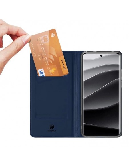Dėklas Dux Ducis Skin Pro Xiaomi Redmi Note 14 Pro+ 5G tamsiai mėlynas