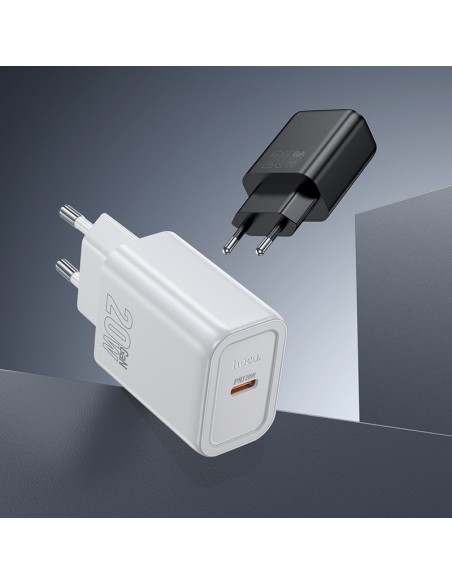 Įkroviklis Hoco N60 20W GaN USB-C juodas