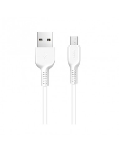 USB kabelis Hoco X20 USB-A to MicroUSB 2.0m baltas