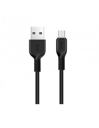 USB kabelis Hoco X20 USB-A to MicroUSB 2.0m juodas