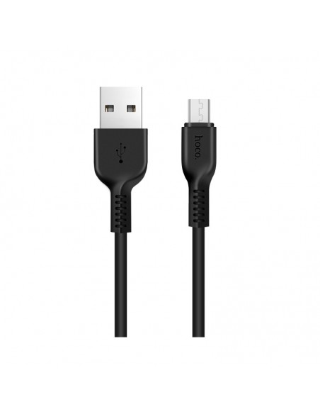 USB kabelis Hoco X20 USB-A to MicroUSB 2.0m juodas