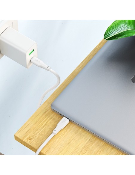 USB kabelis Hoco X93 PD20W USB-C to Lightning 2.0m baltas