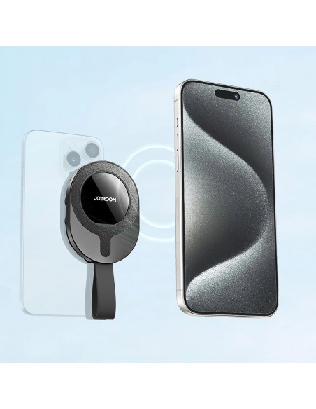 Magnetinis telefono laikiklis su siurbtukais Joyroom JR-ZS393-S juodas