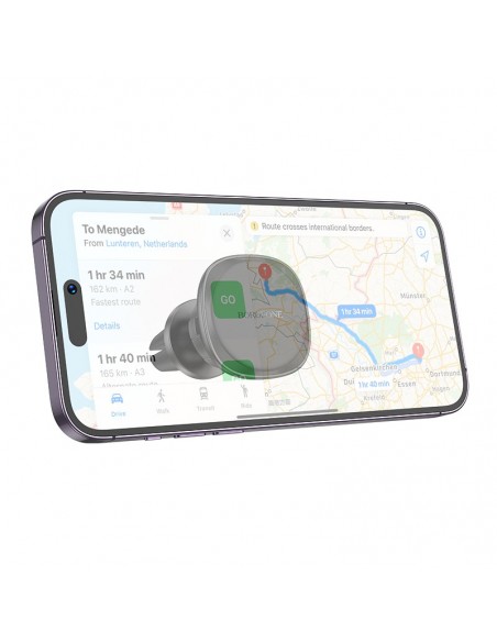 Automobilinis telefono laikiklis Borofone BH102 (air vent) juodas