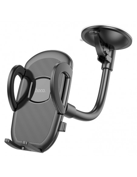 Automobilinis telefono laikiklis Hoco H10 (windshield) juodas