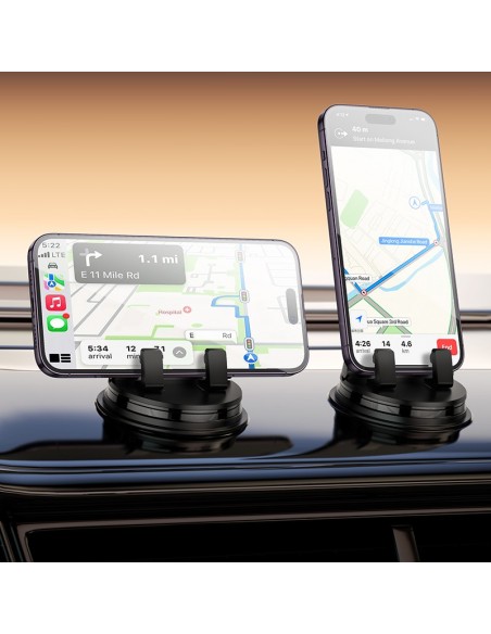 Automobilinis telefono laikiklis Hoco H55 (dashboard) juodas