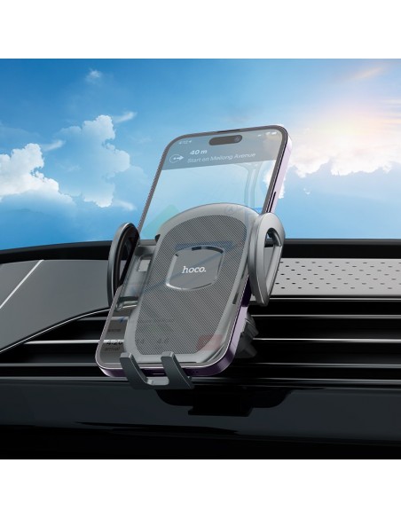 Automobilinis telefono laikiklis Hoco H8 (air vent) juodas