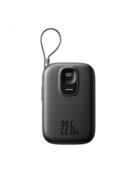 Išorinė baterija Power Bank Joyroom JR-PBF18 22.5W with Lightning cable 10000mAh juoda