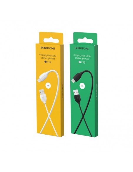 USB kabelis Borofone BX19 USB-A to Lightning 1.0m baltas